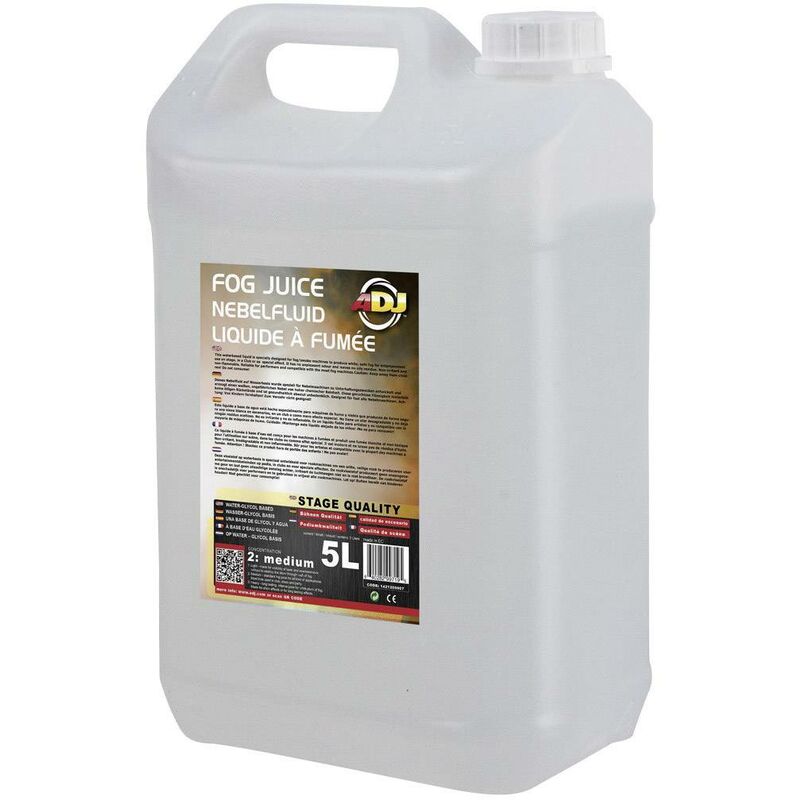 Liquide à fumée ADJ Fog juice 2 medium 5 l Q812531