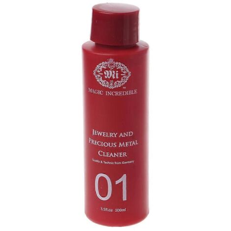 Liquide nettoyant pour bijoux 100 ml : redonne éclat et brillance à l’or et aux diamants