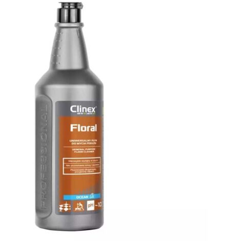 Liquide nettoyant sol sans traces, brillant, parfum CLINEX Floral - Océan 1L