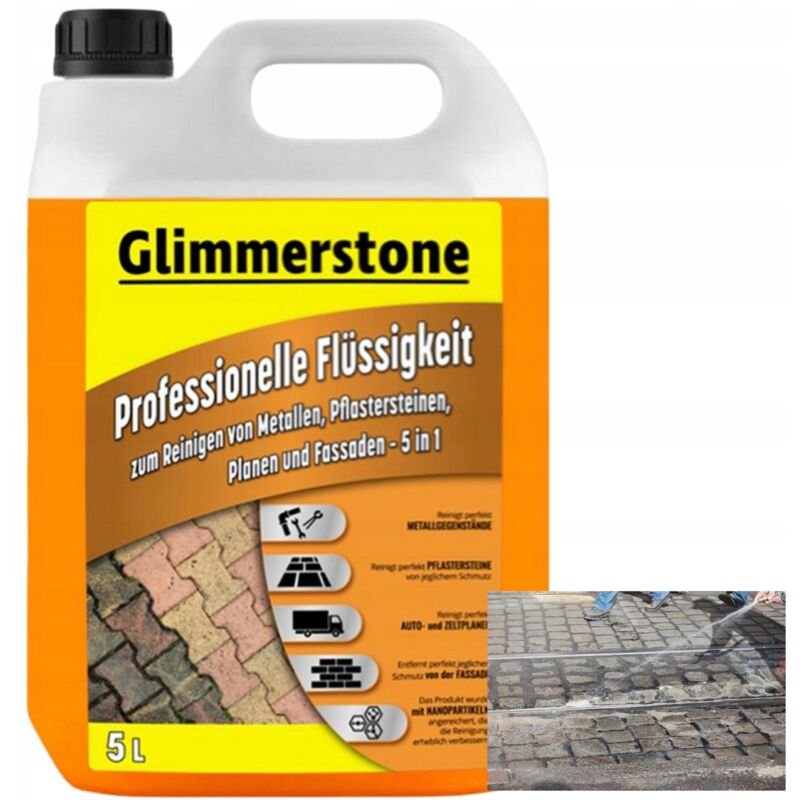Liquide pour nettoyer les pavés, façades, bâches des taches d'huile, super qualité, 5L