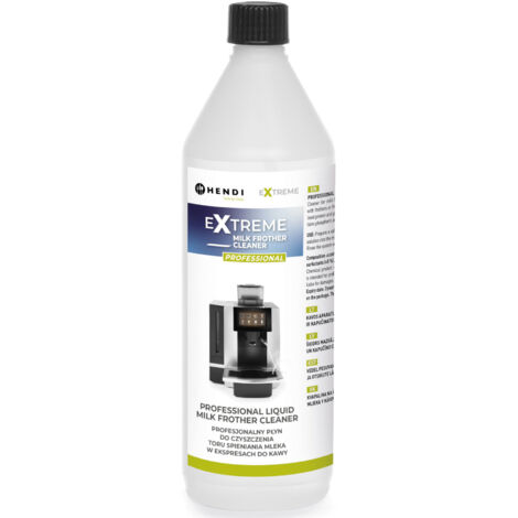 Liquide pour nettoyer l'installation de mousse de lait des machines à café 1L - Hendi 231296