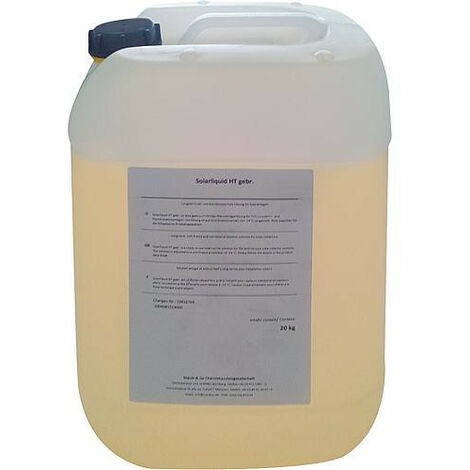 Liquide solaire HT pret a l'emploi, 20kg liquide clair, jaunatre