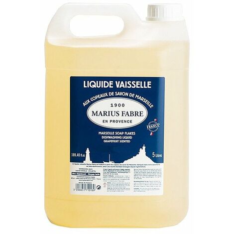 Liquide Vaisselle Ss Huile Palme 5l - MARIUS FABRE