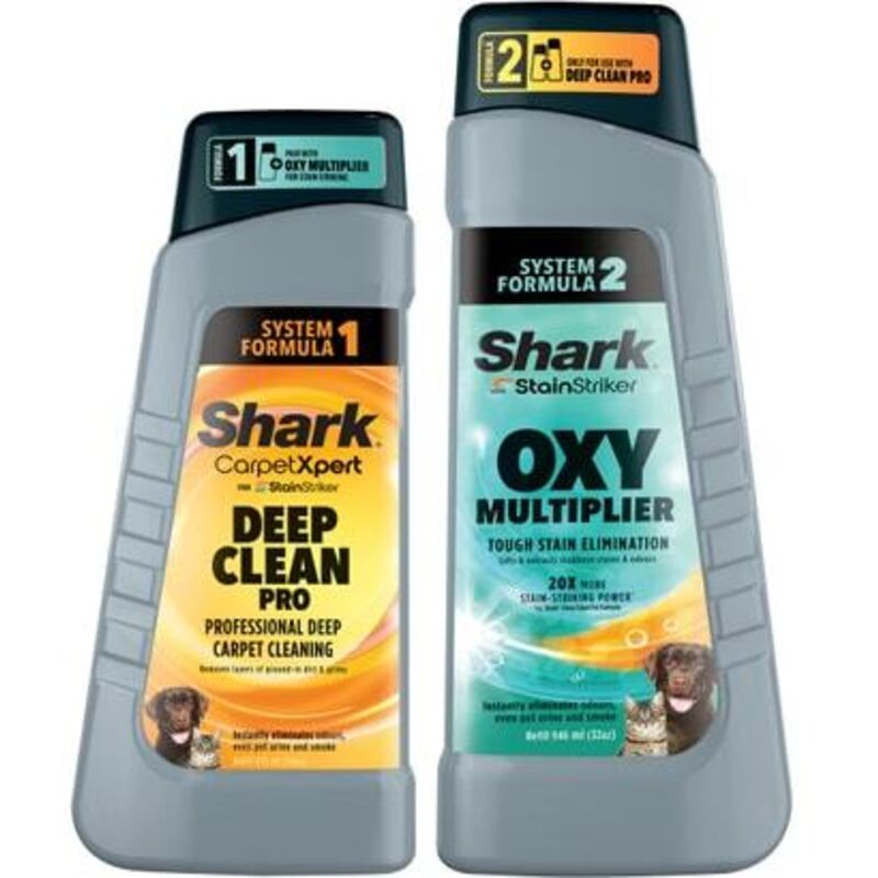 Shark - Liquides nettoyants pour aspirateur détacheur PX200EUT Solution double activation