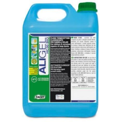 Liquido anticongelante anticorrosivo 25kg aligel hc30 bio facot alihc30k025