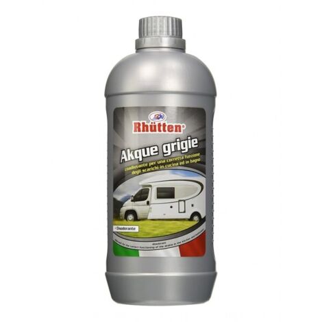 liquido antiodorante igienizzante per camper rhutten "akque grigie" 1lt