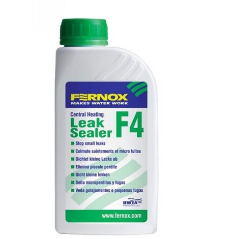Liquido autosigillante F4 Leak Sealer ml 500 sigillaperdite per impianti di riscaldamento a pH neutro - Per perdite di massimo 10 Lt/24 h 52818