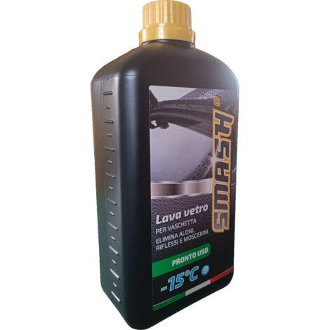 Liquido Lavavetri per Auto Detergente Pulizia Cristalli LUBEX -15° pronto uso 1L