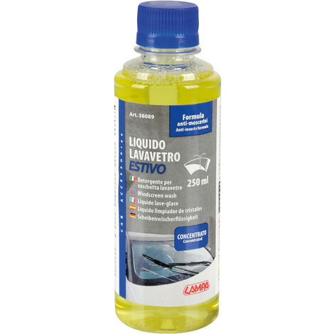 Tergy Summer 250ml, Liquido estivo lavavetri concentrato per vaschette  tergicristallo auto