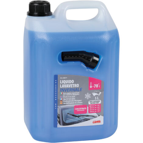 Liquido lavavetro invernale, concentrato (-70°C) - 5000 ml