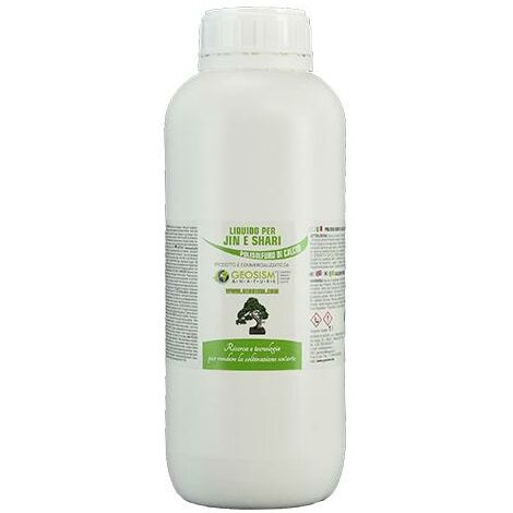 Liquido per Jin e Shari Geosism (polisolfuro di calcio) certificato per bonsai (1 l)