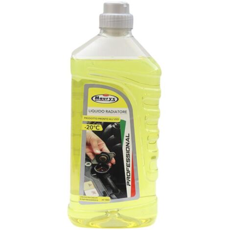 LIQUIDO PROFESSIONALE PER RADIATORE GIALLO PER CIRCUITI DI RAFFREDDAMENTO 1 LT