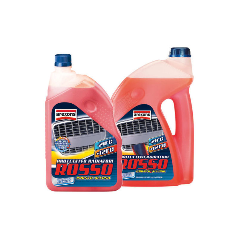 Image of Lgvshopping - Protettivo Liquido Antigelo Rosso Protettivo Arexons 4,5 lt Benzina e Diesel