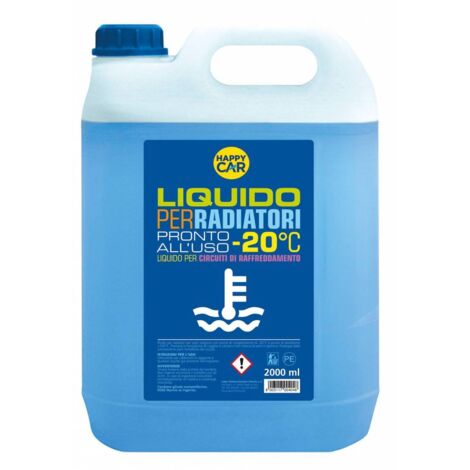 LIQUIDO RADIATORE HAPPY CAR(-20) LT.5. Prezzo per 1 pezzo.
