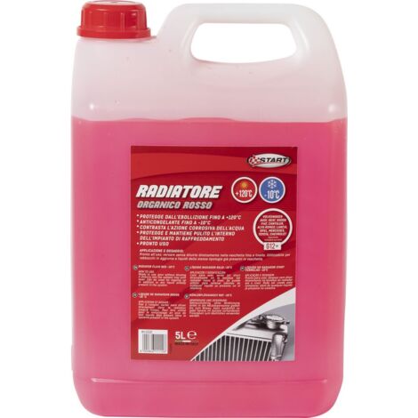 Liquido Radiatore organico rosso G12+da 5 litri pronto uso