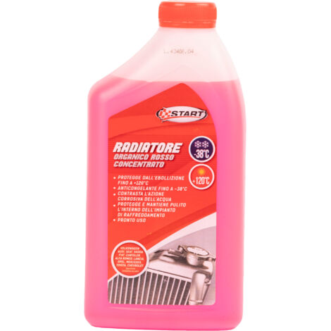 Liquido radiatore rosso -38grC 1L per motori monoblocco in alluminio