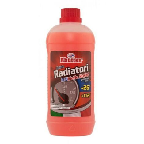Liquido radiatore rosso puro protettivo antigelo anticorrosione -26 Neutron 1 LT