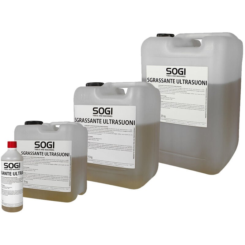 Image of Liquido sgrassante SOGI per vasca ultrasuoni formato 1 L, 5 kg, 10 kg o 25 kg, Formato1 L