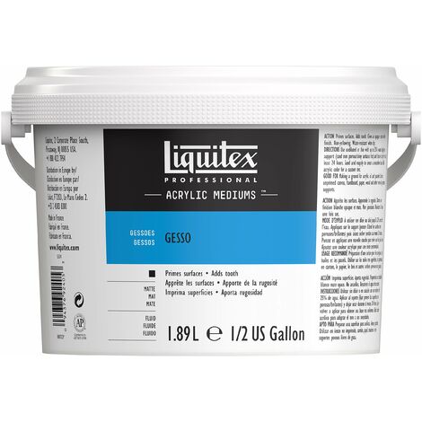 Liquitex Professional - Gesso trasparente, per preparazione superfici per la pittura, 1,89 l