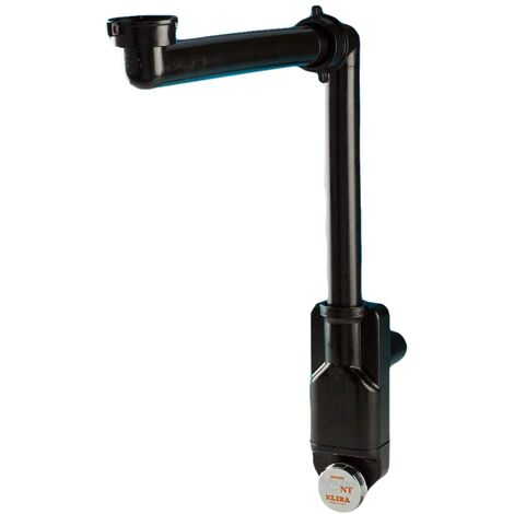LIRA A827426 SIFONE LAVABO, Nero