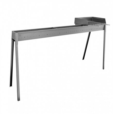 LISA - Cocedor de pinchos Torino grill 80+40+ Kit accesorios mamparo - Linea de Hierro