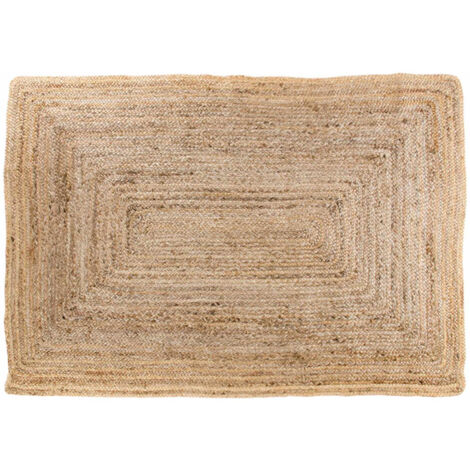 Lisa Design – Tapis en jute rectangulaire 180x240 cm – Tissé naturel – Style contemporain pour intérieur – Anti-tâches non