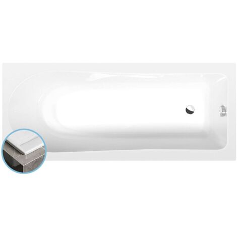 LISA SLIM Bain rectangulaire 170x70x47cm, blanc