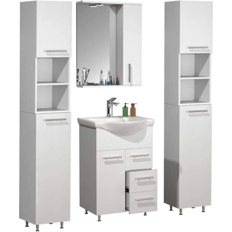 Ebuy24 5-tlg. Waschplatz Waschtisch Lisalo L