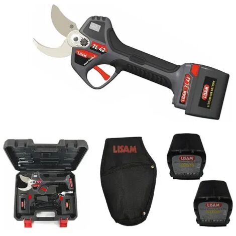 Lisam TL 42 sécateur sans fil avec moteur électrique 42 mm de coupe