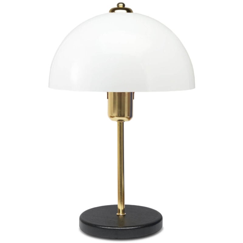 Concept-usine - lisette - Lampe de table champignon blanc 38cm