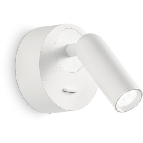 Liseuse décorative LED ronde blanche, 3000K 3,5W