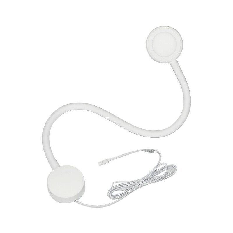 Liseuse led Chicago 2xUSB 2,1 w 3000°K 12 v gradable blanc Synercia