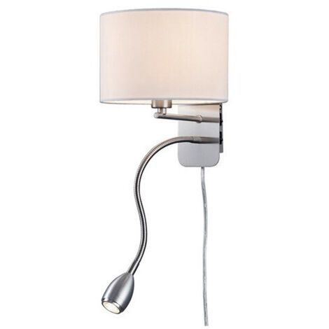 Liseuse Murale Flexible Martha Abat-jour Blanc