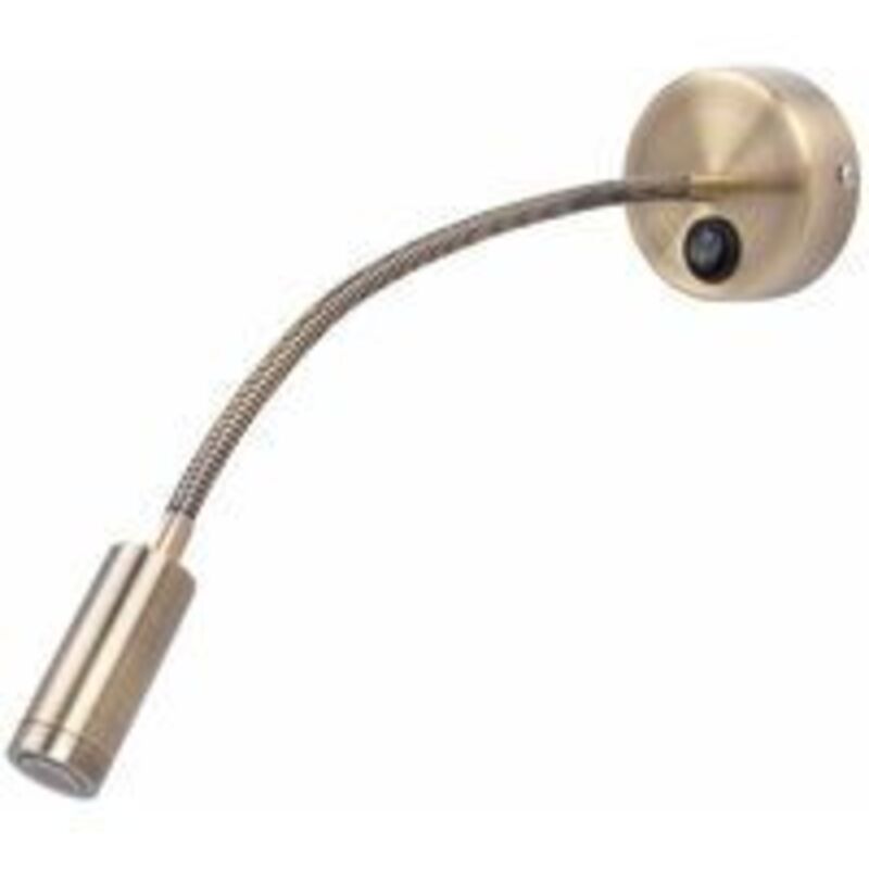 Liseuses murales flexibles/lampe de chevet avec interrupteur, 13 Watt Cree Led, Bronze My-b031 [Classe énergétique a+++]