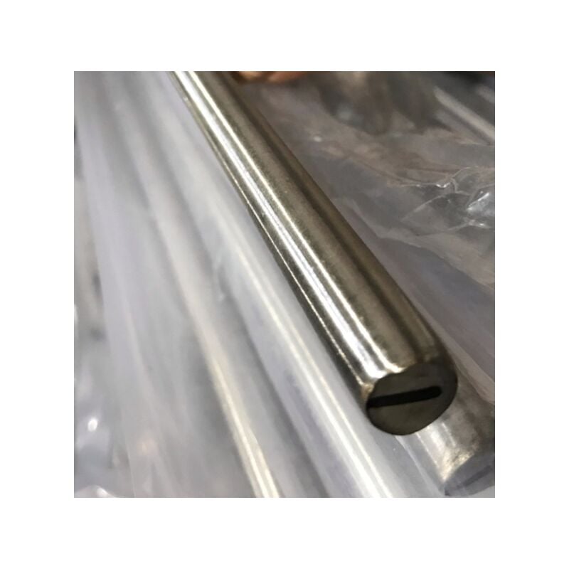 Croso - Lisse pour garde corps et main courante inox 304 - Diamètre : 12 mm - Longueur : 3 mL - Finition : brut brillant