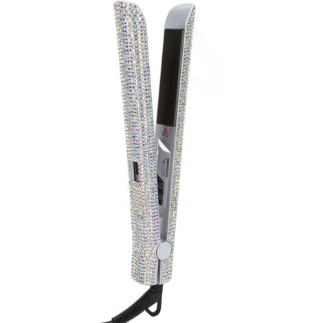 Lisseur à Cheveux 150W Diamant 2 en 1, Chauffage Rapide, Affichage LCD, Température Réglable, Prise EU 220V
