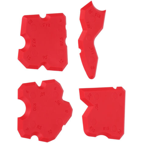 Lisseur à Joints Réutilisable, Kit de 4 Profils pour Finitions Impeccables