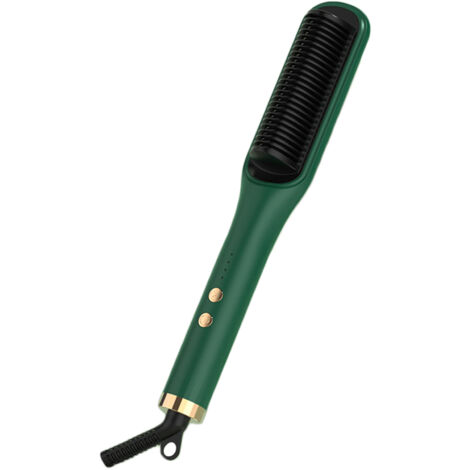 Lisseur Brosse à Cheveux Intelligent Thermostat Ionique Négatif 2 en 1 Lissage et Bouclage Prise US 220V