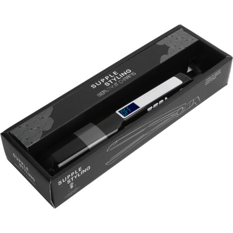 Lisseur Cheveux LCD Professionnel, Lissage Sec et Humide, Température Réglable, Fer à Lisser, Prise UE 100‑240V