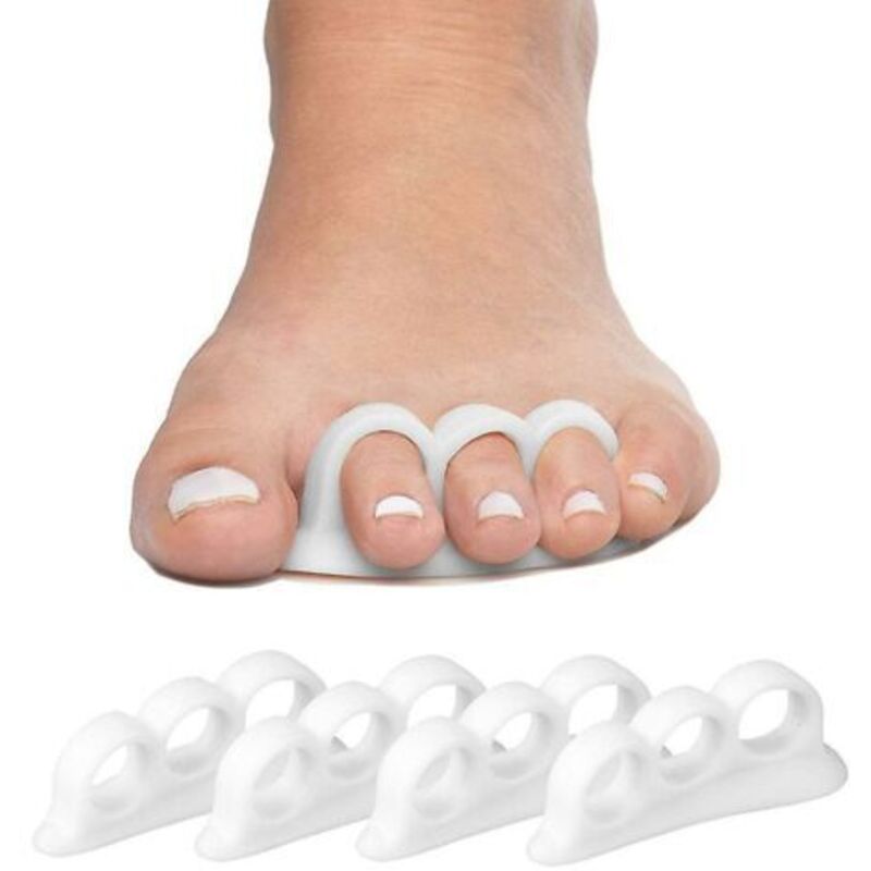 – lisseur d'orteils en marteau et orthèses, attelle en Gel souple, réduit la douleur au pied et prévient les chevauchements, 4 pièces,