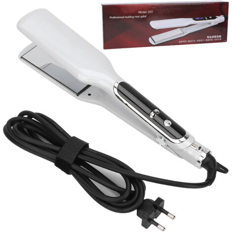 Lisseur Professionnel à Double Fonction pour Cheveux - Lissage et Boucles - Fer à Lisser 55mm avec Prise UE 100-240V