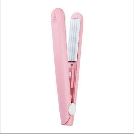 lisseur Professionnel Curler 2 En 1, Rose 1 Pice Appareil Multifonctionnel, Finition Sans Frisottis Et Durable