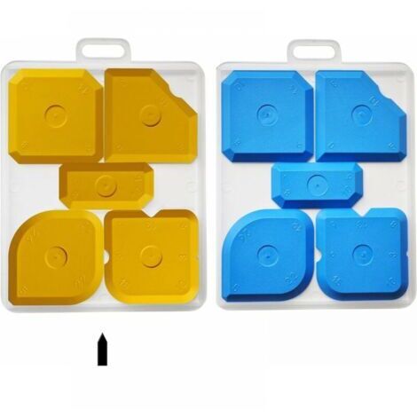 Lisseur Spatule Professionnelle Silicone acryliques, extracteur pour Joints Parfaits, Lot de 5, 2 x 5 pièces
