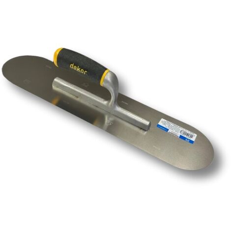 Lisseuse souple 450mm – Pour surfaces lisses après durcisseurs colorés – Outil professionnel pour béton et chantiers humides – Dekor