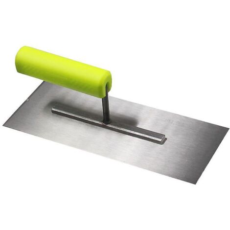 lisseuse De Finition/taloche/spatule/platoire Sans Dents - Outillage/outils  Main Pour La Construction - Manche En Plastique - Maonnerie/maon/endu