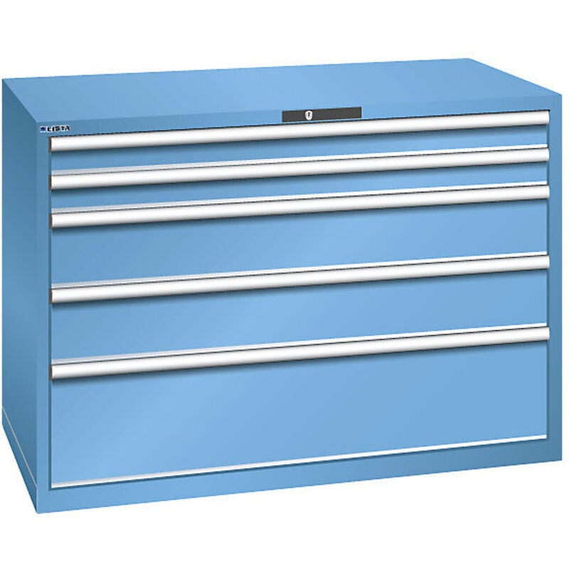 Lista - Armoire à tiroirs avec 5 tiroirs l x p x h 1431 x 725 x