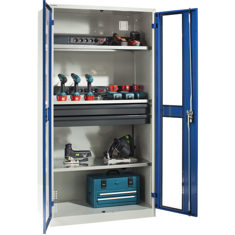 Lista - Armoire de chargement centralisé 3 tablettes 2