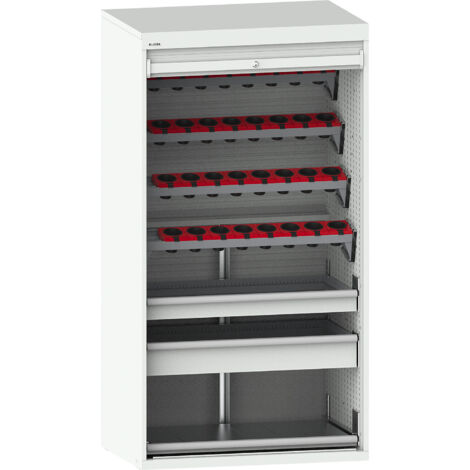 LISTA, Armoire à rideaux CNC, 7 niveaux, 32 supports ISO-SK 50