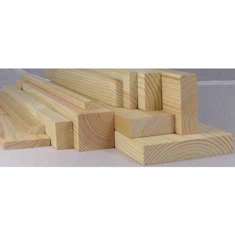 LISTELLO IN LEGNO DI ABETE   mm. 10x20x200 cm. 30.00 pz