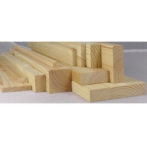 LISTELLO IN LEGNO DI ABETE   mm. 10x30x200 cm. 30 PZ